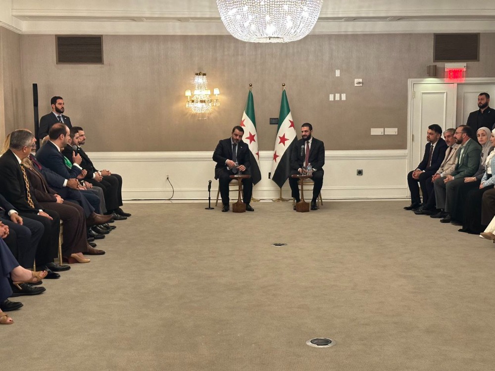 التحالف السوري الأميركي للسلام والازدهار يعرب عن فخره بلقاء الرئيس الشرع