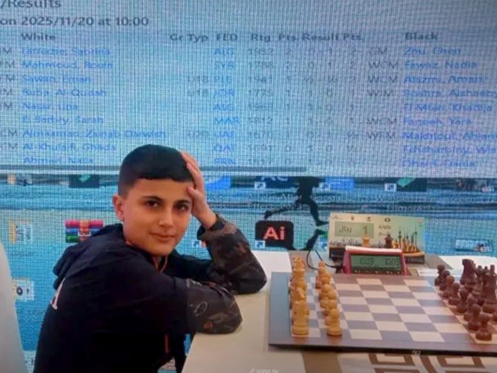 السوري "مازن فندي" يتوج بلقب بطولة العرب في الشطرنج السريع