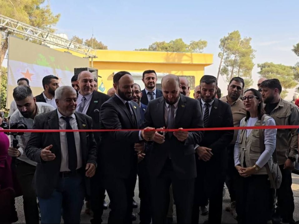 وزارة الطاقة تفتتح محطة ضخ المياه في قرية عين البيضا بريف حلب