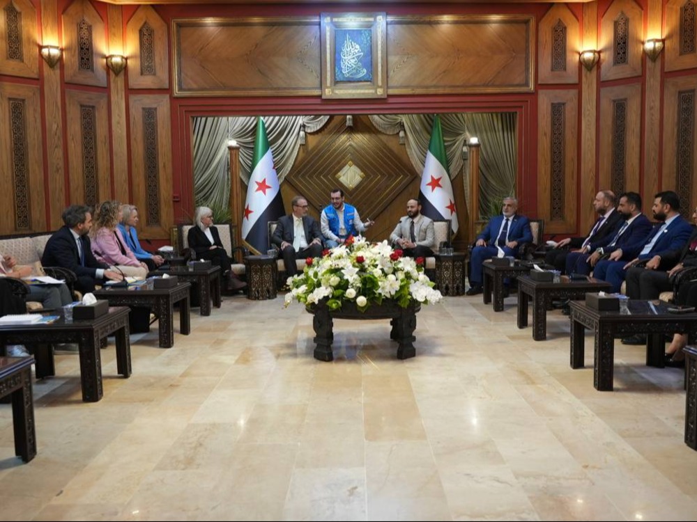 محافظ حلب يستقبل وفداً ألمانياً لمناقشة الاحتياجات الإنسانية والخدمية