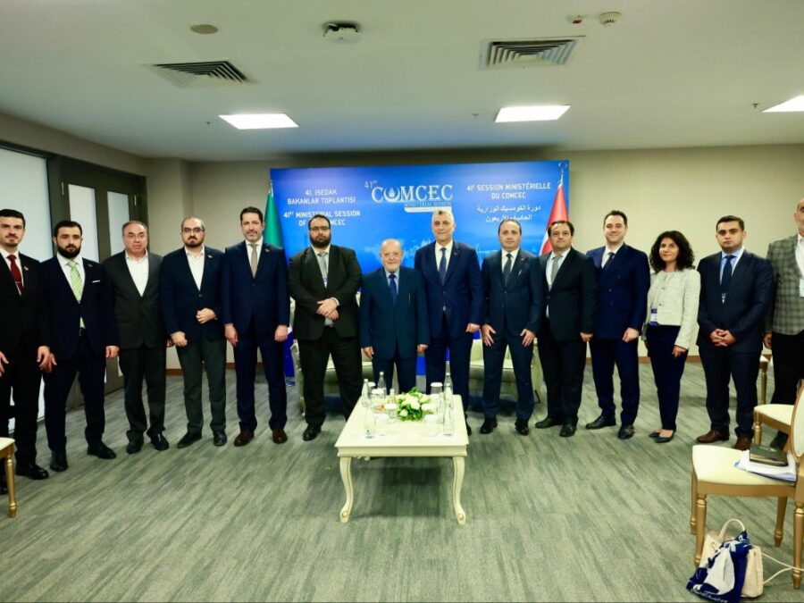 الشعار يبحث مع وزير التجارة التركي مستقبل العلاقات الاقتصادية والتجارية