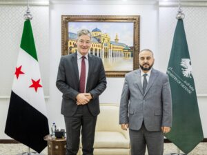 وزير الدفاع يبحث مع القائم بأعمال الاتحاد الأوروبي سبل تعزيز التعاون المشترك