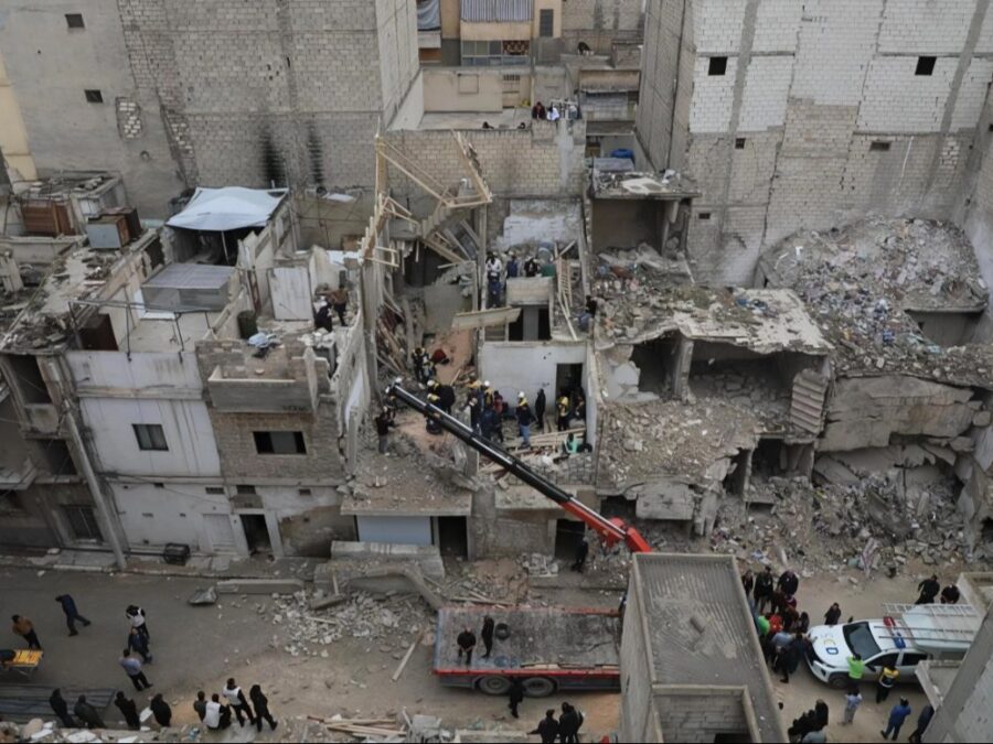 مجلس مدينة حلب يكشف تفاصيل انهيار البناء في حي كرم القاطرجي