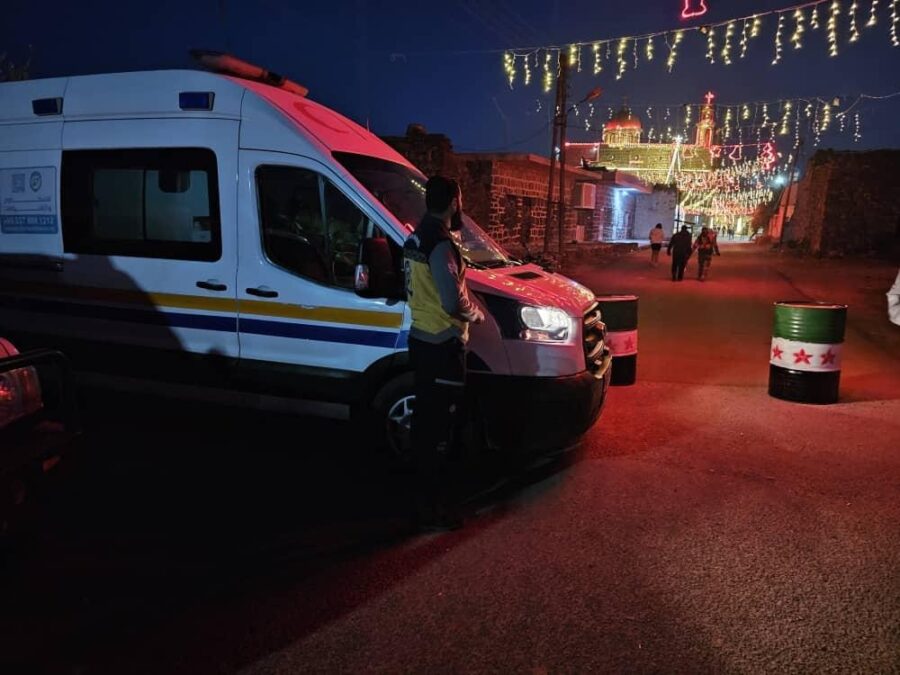 الدفاع المدني والقوى الأمنية تكثف انتشارها لتأمين احتفاليات أعياد الميلاد