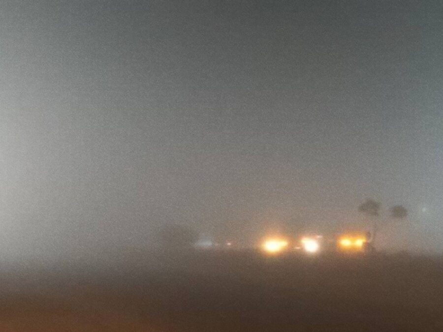مرور ريف دمشق تحذر من الضباب الكثيف على طريق دمشق - حمص