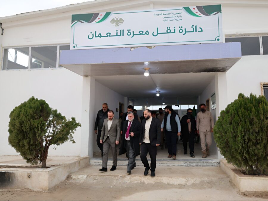 افتتاح دائرة للنقل في معرة النعمان بريف إدلب