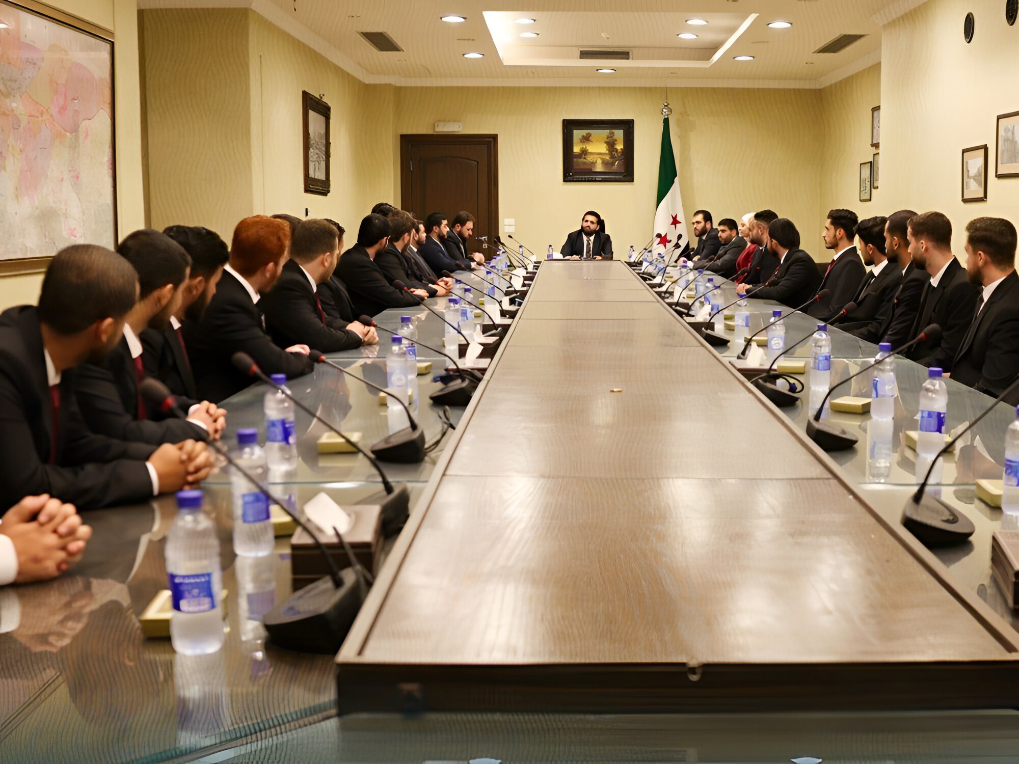 وزير الداخلية يلتقي طلاب الوزارة الموفدين إلى الخارج قبيل مغادرتهم سوريا