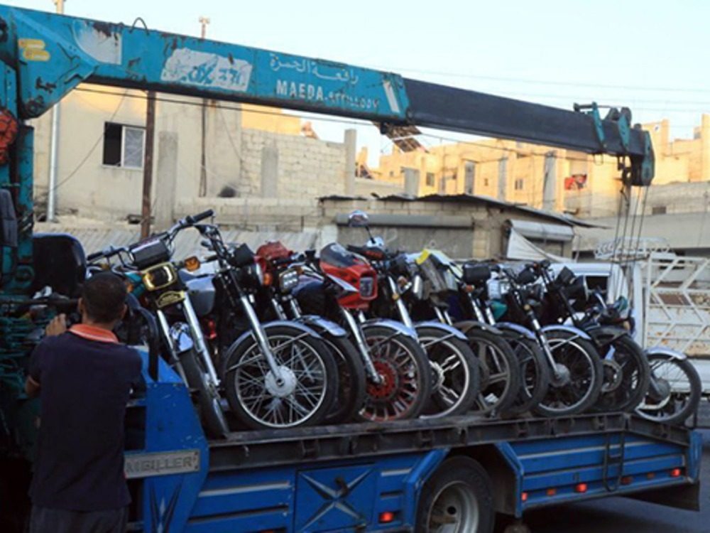المنافذ البرية والبحرية: حظر إدخال الدراجات النارية إلى سوريا اعتباراً من نيسان المقبل