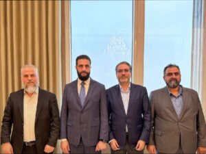 الرئيس الشرع يلتقي أعضاء اللجنة العليا للسلم الأهلي