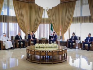 الرئيس الشرع يترأس اجتماعاً تمهيدياً يجمع spc و شيفرون بهدف الاستكشاف البحري