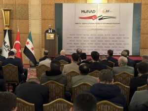 حلب.. انطلاق منتدى الأعمال السوري - التركي المتخصص بالإنشاءات ومواد البناء