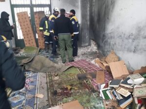 تفجير مسجد حمص.. الأبعاد الأمنية والسياسية للحادث