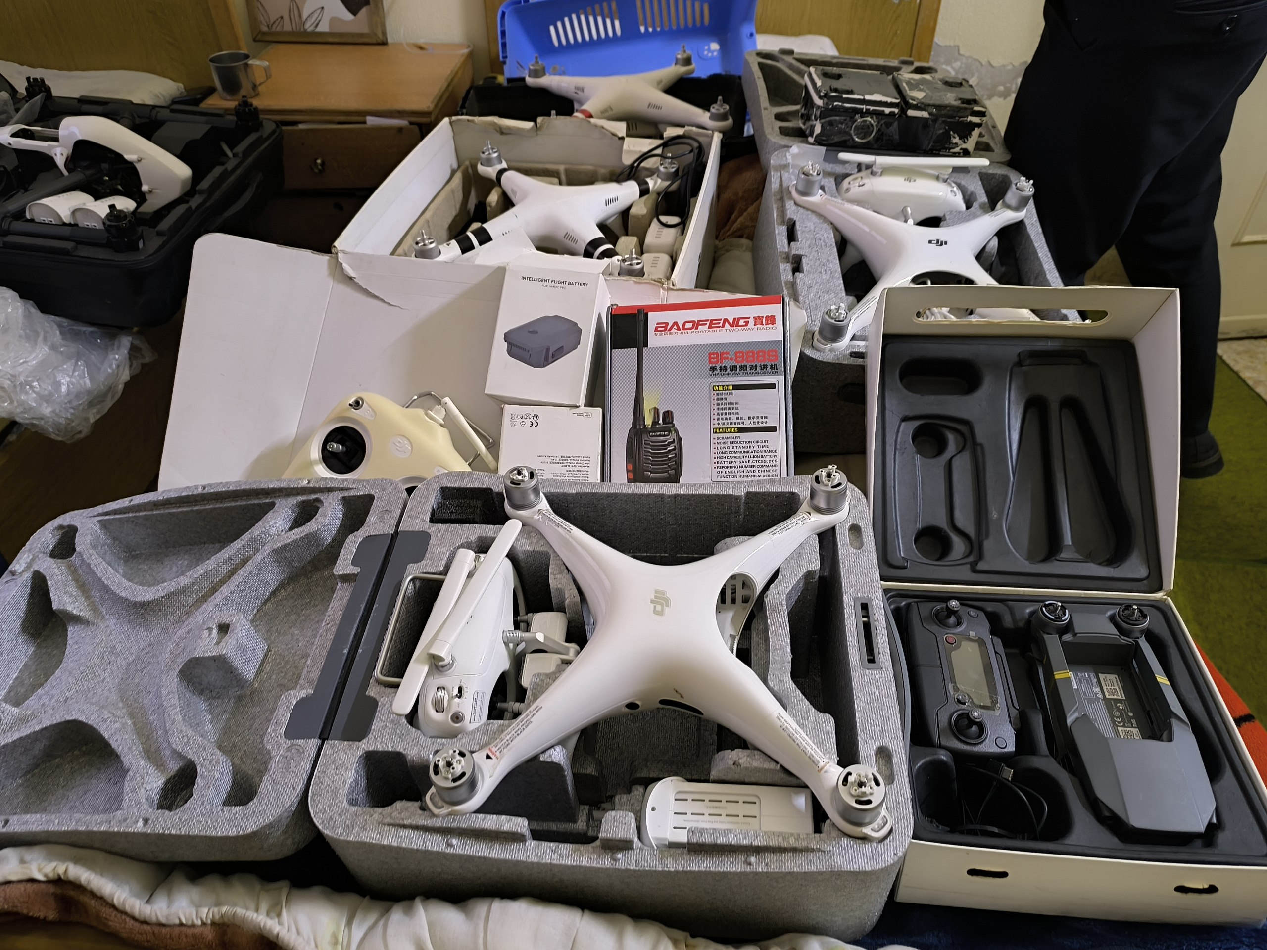 دمشق.. القبض على عنصر من داعش وضبط طائرات انتحارية وعبوات ناسفة بحوزته