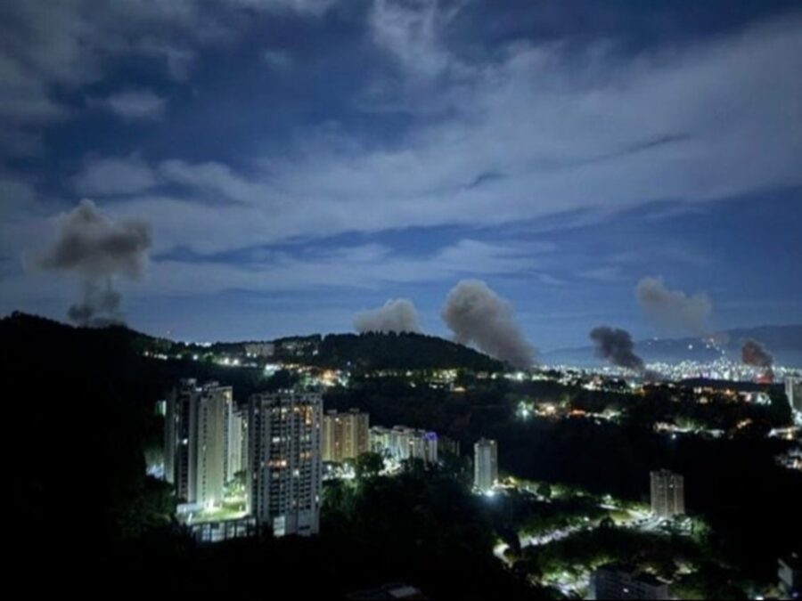 الولايات المتحدة تنفذ ضربات جوية في فنزويلا وترامب يعلن اعتقال مادورو وزوجته