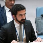 المندوب الدائم لسوريا لدى الأمم المتحدة إبراهيم علبي يلقي كلمة في الجمعية العامة