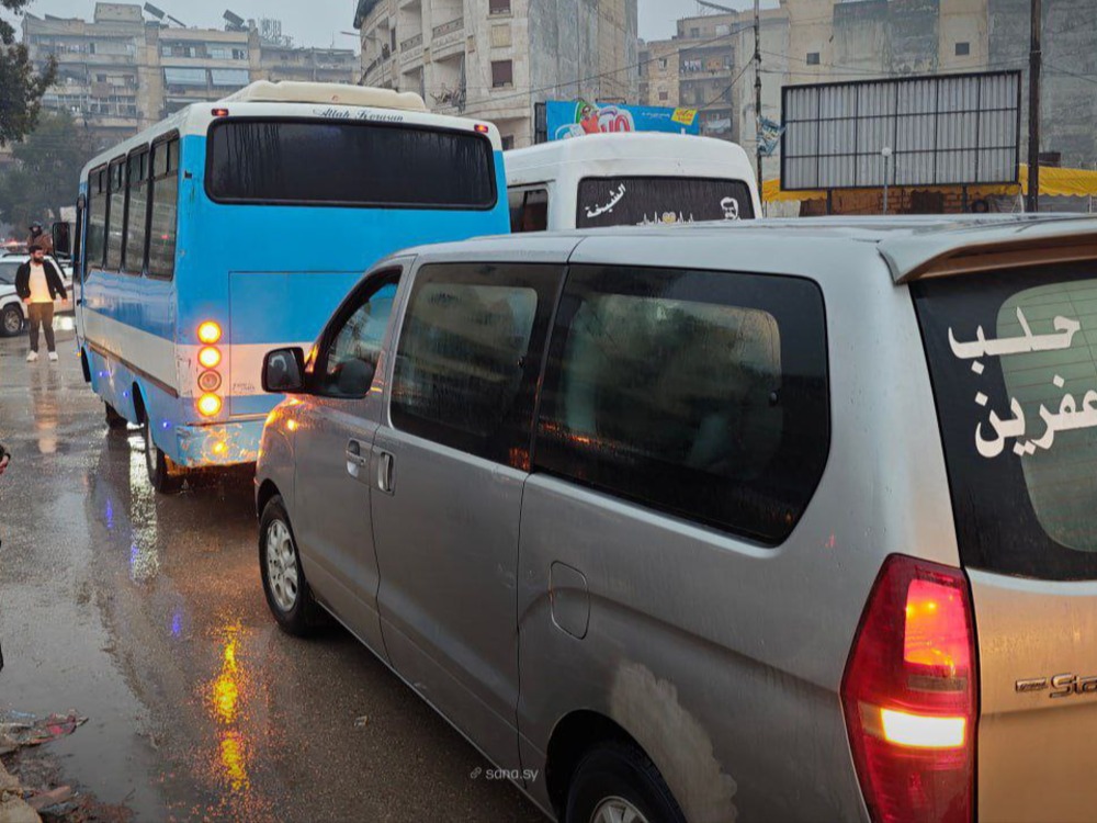 حلب.. منطقة عفرين تسير الدفعة الأولى من قافلة العودة إلى حي الأشرفية
