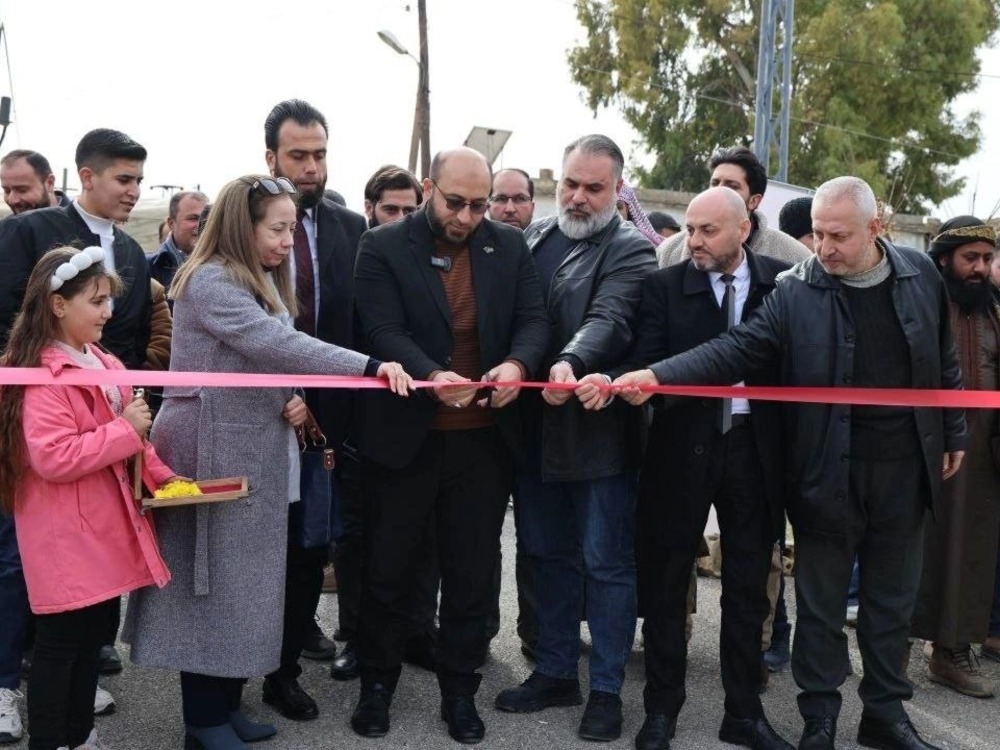 محافظة حماة تفتتح مشروع طاقة كهروضوئية