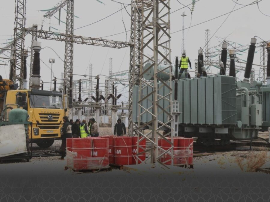 وزارة الكهرباء تباشر أعمال الصيانة والتأهيل في محطة سد تشرين