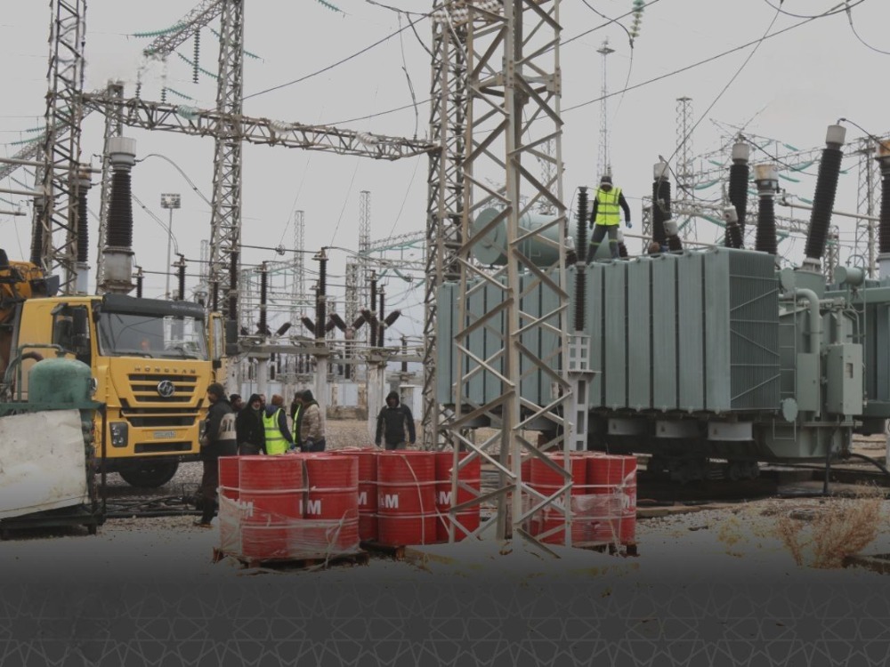 وزارة الكهرباء تباشر أعمال الصيانة والتأهيل في محطة سد تشرين