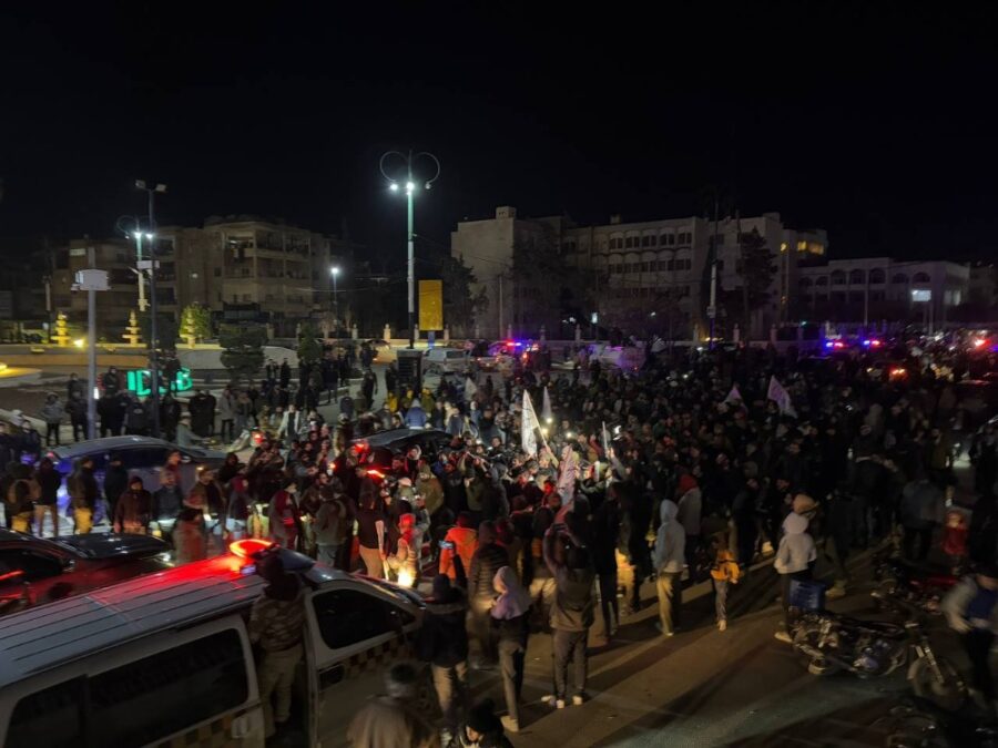 تشييع شهداء المعارك ضد قسد في إدلب