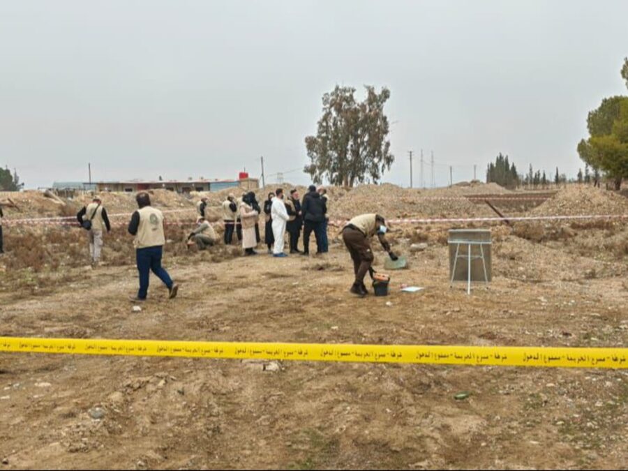 الهيئة الوطنية للمفقودين تتحرك للتحقق من موقع مشتبه به كمقبرة جماعية في الرقة