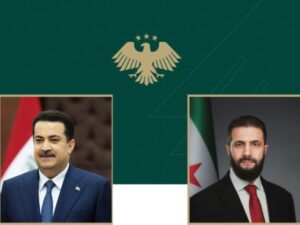 الرئيس الشرع ورئيس الوزراء العراقي يبحثان هاتفياً تطورات شمال وشرق سوريا