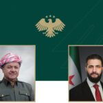 بارزاني يعزي الرئيس الشرع بضحايا الحادث المروري على طريق دير الزور - دمشق