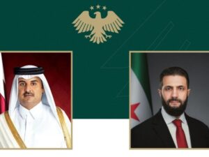 الرئيس الشرع وأمير قطر يبحثان هاتفياً تعزيز التعاون الثنائي