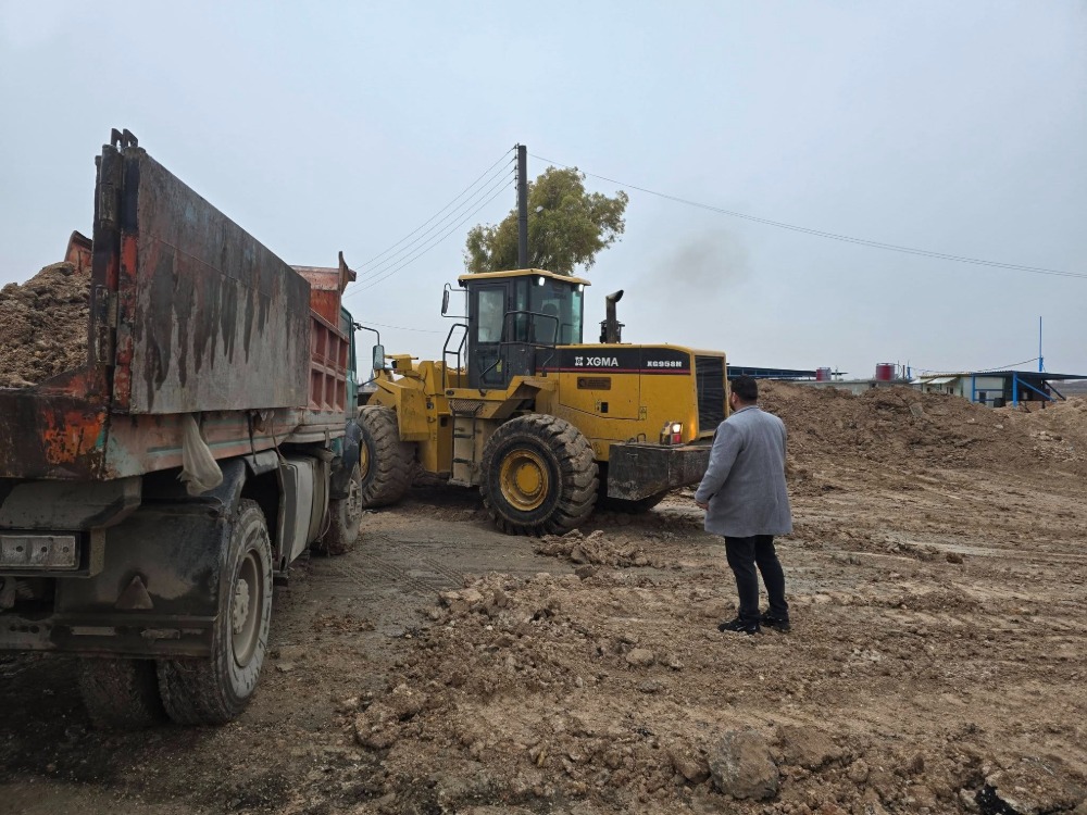 مديرية الخدمات الفنية في حلب تبدأ فتح طريق مدينة دير حافر