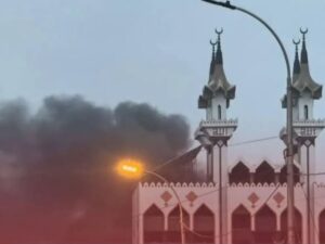 تنظيم قسد يستهدف محيط مسجد حذيفة في حلب بطائرة مسيرة