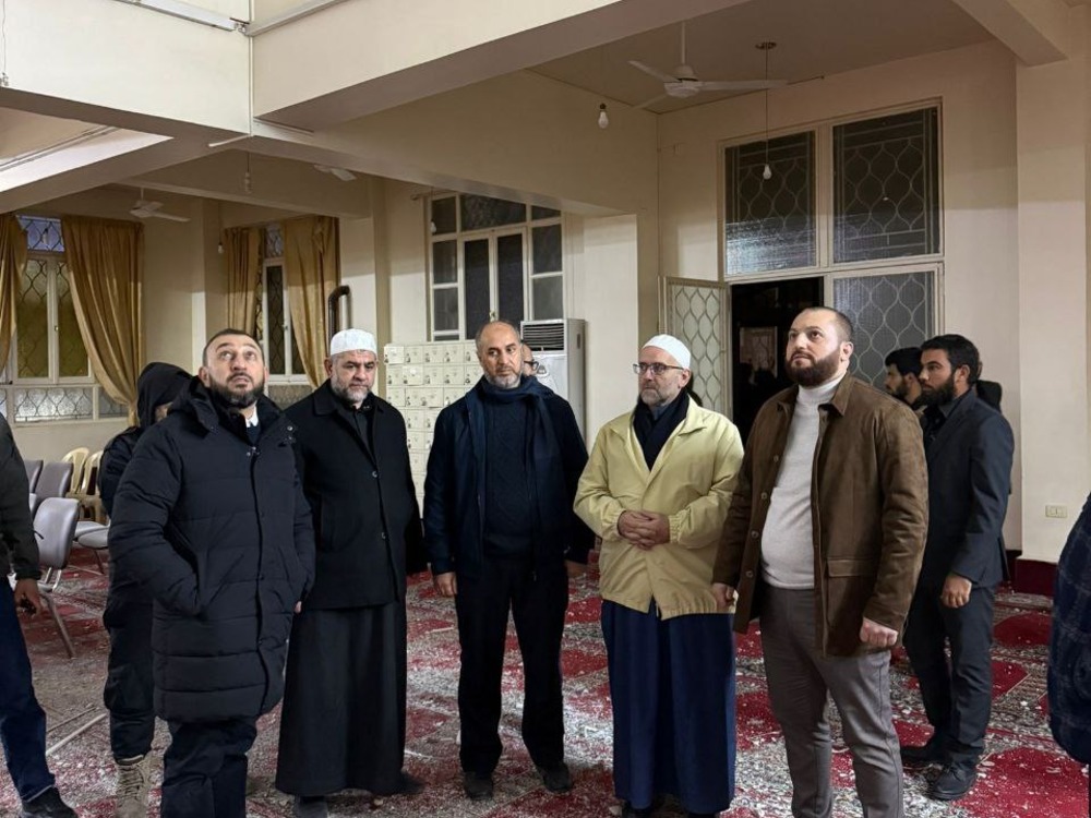 محافظ دمشق يتفقد الجامع المحمدي ويؤكد إعادة افتتاحه أمام المصلين غداً