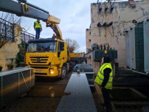كهرباء حلب تباشر إصلاح أضرار الشبكات في الأشرفية وبني زيد
