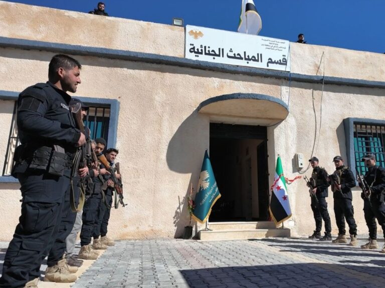 افتتاح فرع للمباحث الجنائية في مدينة معرة النعمان