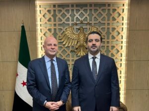 الشيباني يبحث مع مسؤول أممي تعزيز التعاون بين سوريا والأمم المتحدة