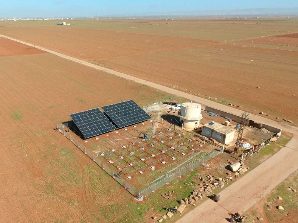 السويداء.. البدء بتنفيذ مشروع لتشغيل آبار المياه في 3 قرى بالطاقة الشمسية