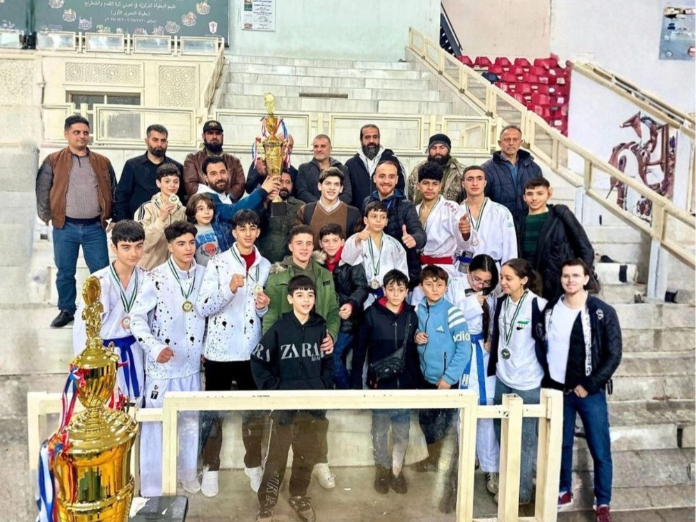نادي محافظة دمشق يحقق إنجازاً رياضياً جديداً في بطولة الجمهورية للكاراتيه