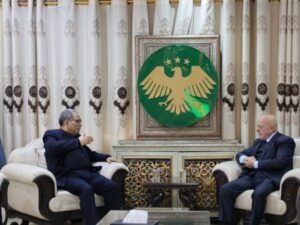 الشعار يبحث مع السفير الجزائري سبل تعزيز التعاون الاقتصادي والصناعي 