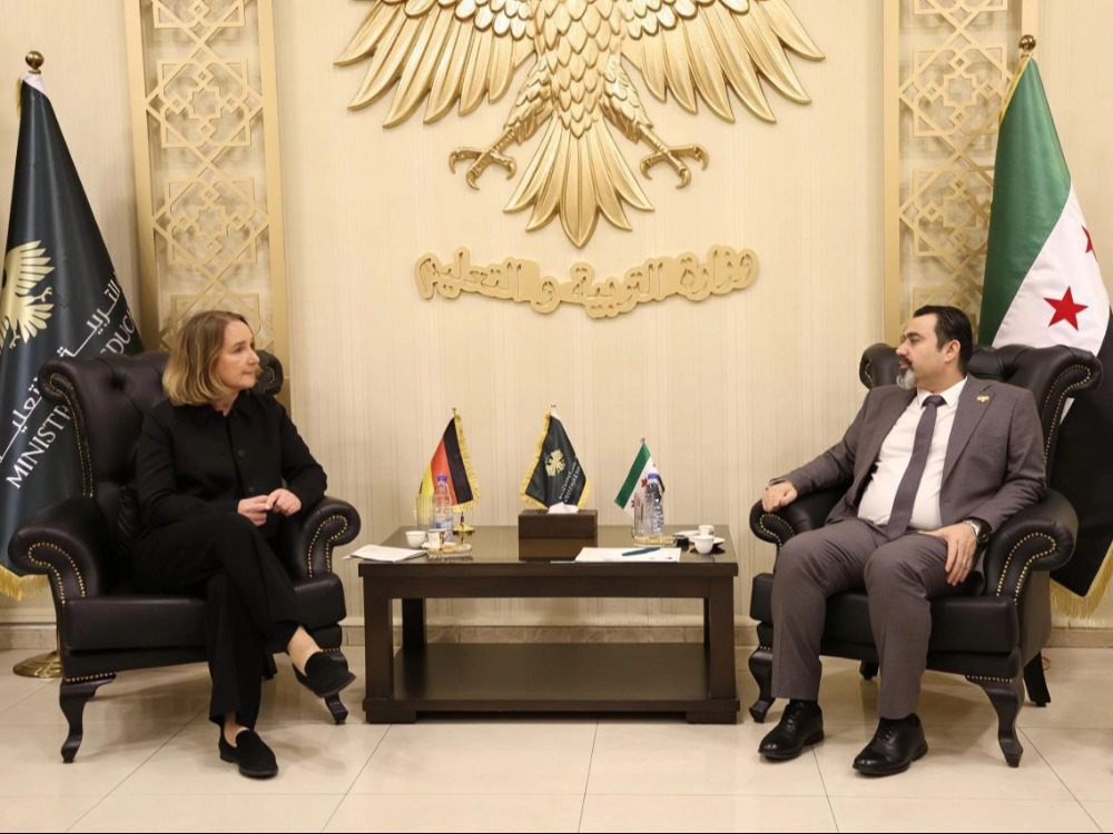 مباحثات سورية–ألمانية لتعزيز التعاون في التعليم المهني والتقني