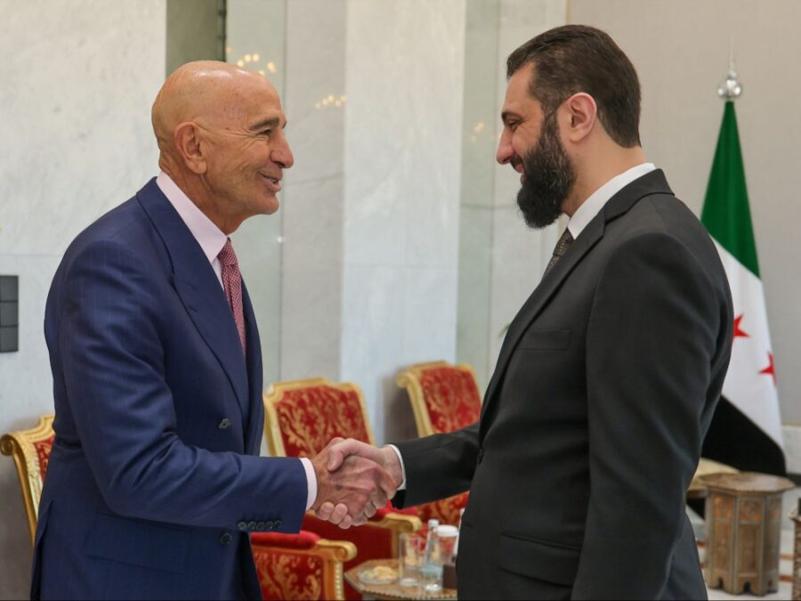 الرئيس الشرع يبحث مع وفد أمريكي في دمشق التطورات الأخيرة والقضايا المشتركة