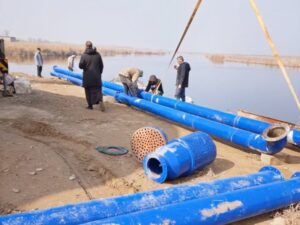 بعد انتهاء الأعمال الإنشائية.. استكمال تجهيز محطة مياه الزغير بريف دير الزور