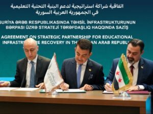 وزارة التربية تبرم اتفاقية شراكة ثلاثية بقيمة 30 مليون دولار لإعادة تأهيل 100 مدرسة متضررة