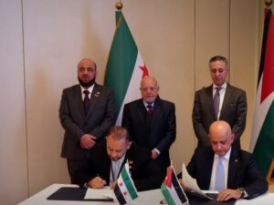 توقيع اتفاقية توءمة وتعاون بين غرفتي تجارة دمشق وعمان في الأردن