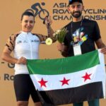 فتاة سورية تحرز لقب بطولة آسيا للدراجات الهوائية