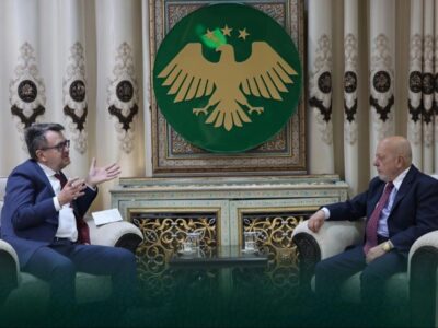 وزير الاقتصاد يبحث مع السفير الإيطالي تأسيس مجلس الأعمال المشترك