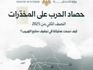 وزارة الداخلية تكشف حصاد الحرب على المخدرات في النصف الثاني من 2025