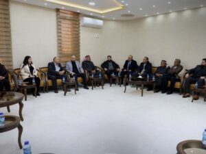 قائد الأمن الداخلي في حلب يلتقي وفداً من أهالي عين العرب