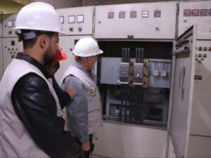 الدفاع المدني يدشن مشروع تأهيل محطة ضخ مياه في جرمانا بريف دمشق