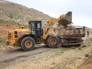 انطلاق حملة لترحيل الأنقاض في بسيمة وعين الفيجة بريف دمشق