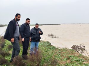 إدلب.. إجراءات طارئة بعد انهيار ساتر حابس للمياه في السيحة بسبب غزارة الأمطار