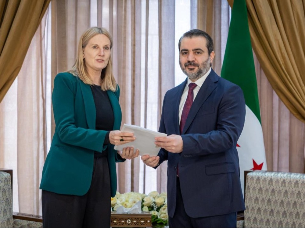 الشيباني يتسلّم نسخة من أوراق اعتماد سفيرة مملكة النرويج